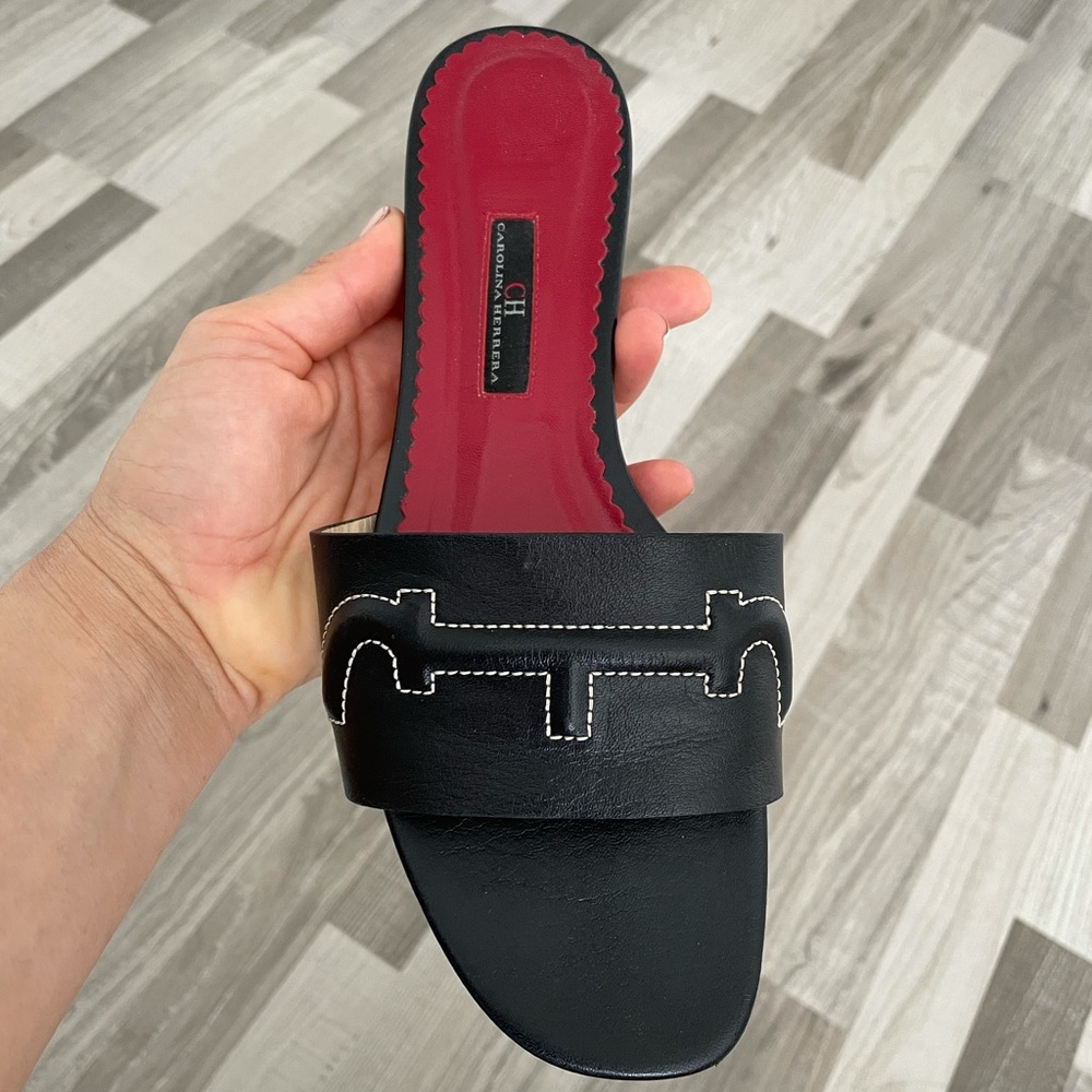 Carolina Herrera black 39 sandals